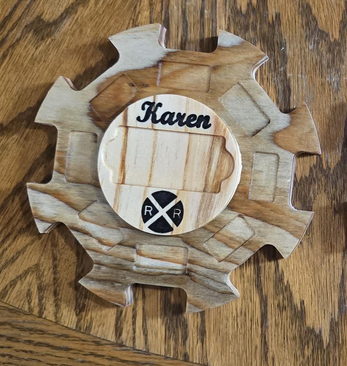 Your Personalized Mexican Train Hub Center piece