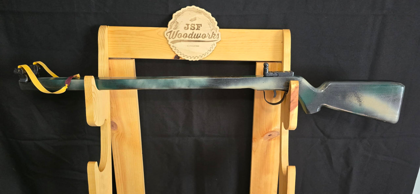 Classic Style Hand Crafted Wooden Slingshot Rifle (Camo)
