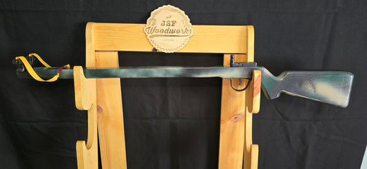 Classic Style Hand Crafted Wooden Slingshot Rifle (Camo)