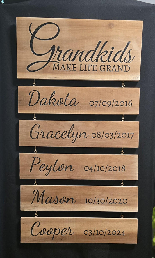 A fully customizable sign